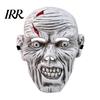 Detailed Retro Zombie Mask Horror Halloween Mask, Realistic Full Face Breathable Eye & Nose Vents, Wrinkled Adjustable Strap for Adults, Scary Costume