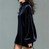 Women's Fashionable And Elegant Color Long,sleeved Dress