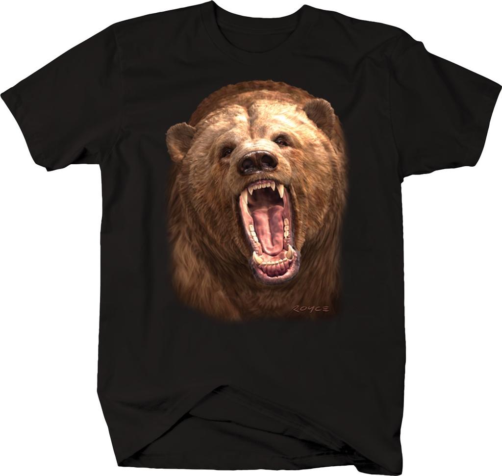 Buy Wild Brown Grizzly Bear Growling At 