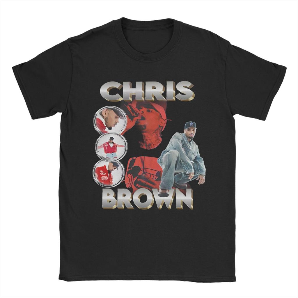 Chris Brown Tour 2025 Bootleg Accessories Unisex T Shirt Pure Cotton Tee New Arrival  T-shirt Clothes