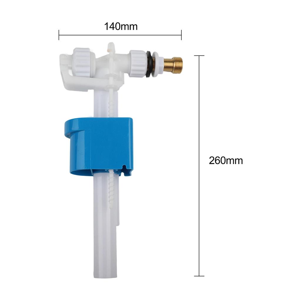 Sady pro výměnu plovákového ventilu hřídele přívodu toalety Plnicí ventil nádržky G3/8 G1/2 Palce Mosazné připojení Nádržkový přívodní ventil toalety