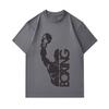 Men's 100% Cotton Crew Neck Short Sleeve T-Shirt, Boxer Champion Victory Boxing Graphic Print Casual Comfy Tee Top for Daily Outdoor Sports Workout We