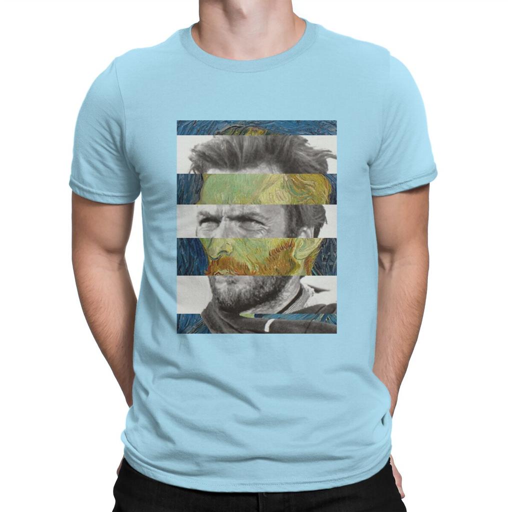 Vincent Van Gogh Post-Impressionist Painter Man TShirt Self Portrait Clint Eastwood Individuality T Shirt Original New Trend