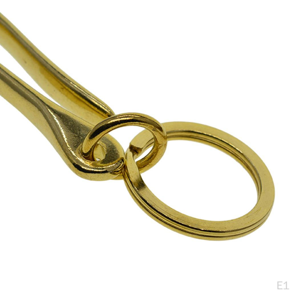 для латунного брелока с карабином для ключей 30 мм/25 мм/ 30mm — фото 2