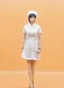 [TOYBARJAPAN] 1/6 Scale Figure Accessory / CUKE TOYS Female Body Set: Beautiful Female Nurse in White, Short-Sleeved White Nurse Uniform and Hat (Body