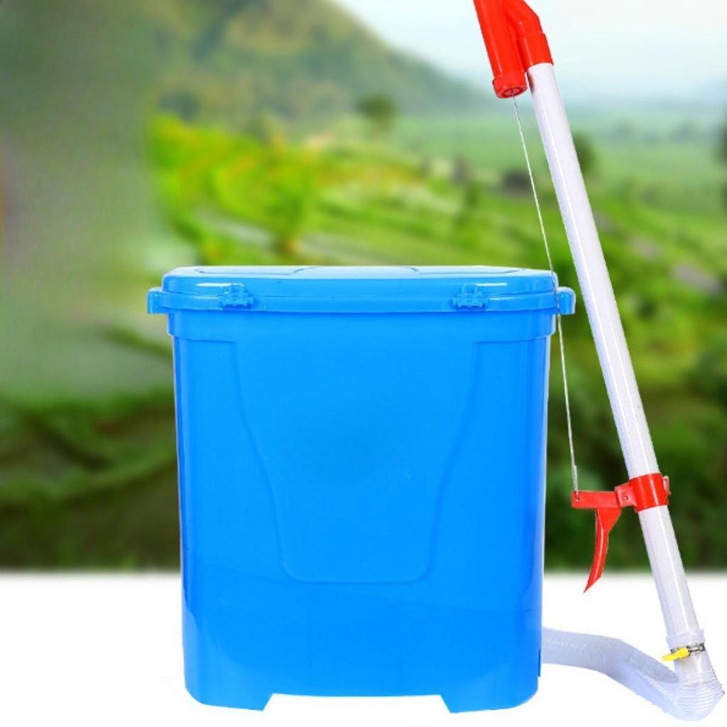 25L Back Carrying Granular Fertilizer Spreader for Corn Vegetables Versatile Agricultural Manual Fertilizing Tool Labor Saving