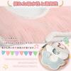 Comfort U Baby Set of Gauze and Cotton Bibs with Waterproof Snap Suitable for Baby Suitable for Girls and Baby Shower Multicolor Bibs, 6, 4-Layer