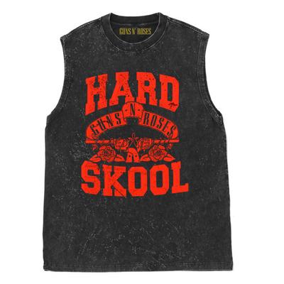 Guns N Roses Vintage Américain Vintage Rock Délavé Vieux T-shirt Débardeur Sans Manches Vêtements de Gym