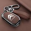 Leather Car Key Holder Car Keychain Bag Organizer Car Key Case For Citroen C1 C2 C3 C4 C5 C6 C8 C4L C3L C3-XR PICASSO Aircross
