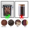 304 Stainless Steel Airtight Tank Coffee Bean Storage Tea Cans Kitchen Moisture-proof Storage Grain Storage Box Kitchen Items