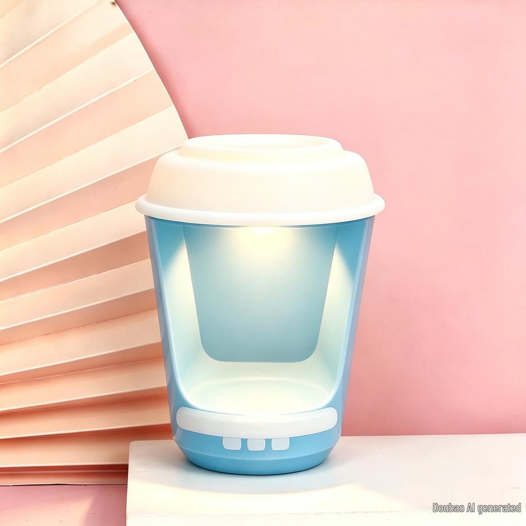 Dreamy Ice Cream Cone Night Light DIY Kit – Children's Handmade Cartoon Ornament Toy