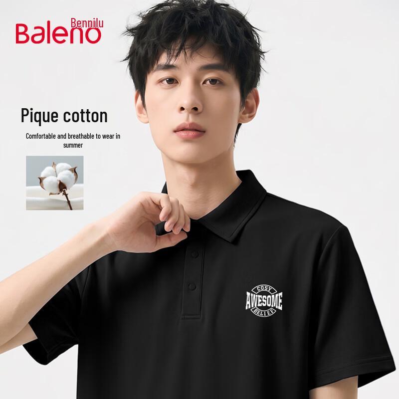Baleno Men s Heavyweight Pique Polo Shirt L