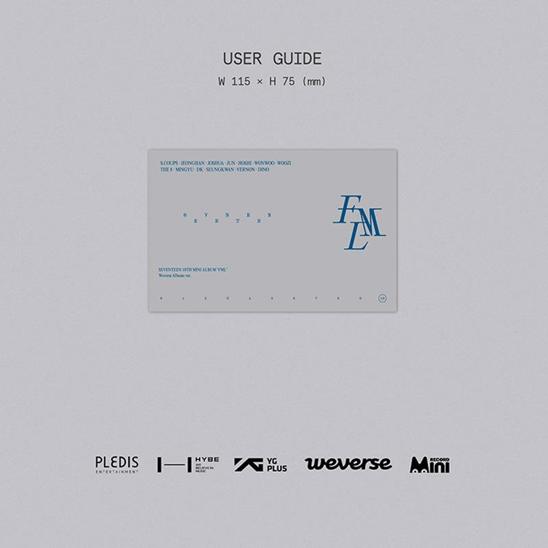 Seventeen 10. Mini-Album „FML“ (Weverse Alben ver.)