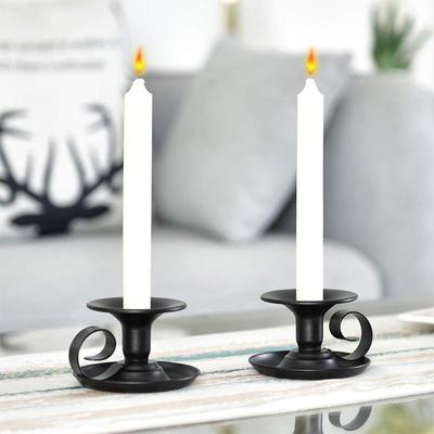 American Iron Art Candlestick Plate - Romantic Dinner Decor and Home Ornament