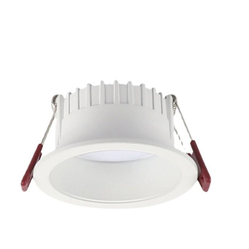 

Круглые светодиодные встраиваемые светильники с антибликовым покрытием 10 Вт, размер отверстия 7,5 см, потолочные светильники-споты для магазина, внутреннее декоративное освещение cold white белый