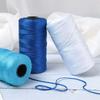 250g Silky Cotton Linen Crochet Yarn 2.5mm Lightweight Ice Silk Flat Ribbon Yarn Handmade Crocheting DIY Bags Hats Hollow Thread