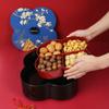 Plum Blossom Rotating Compartmented Candy Box