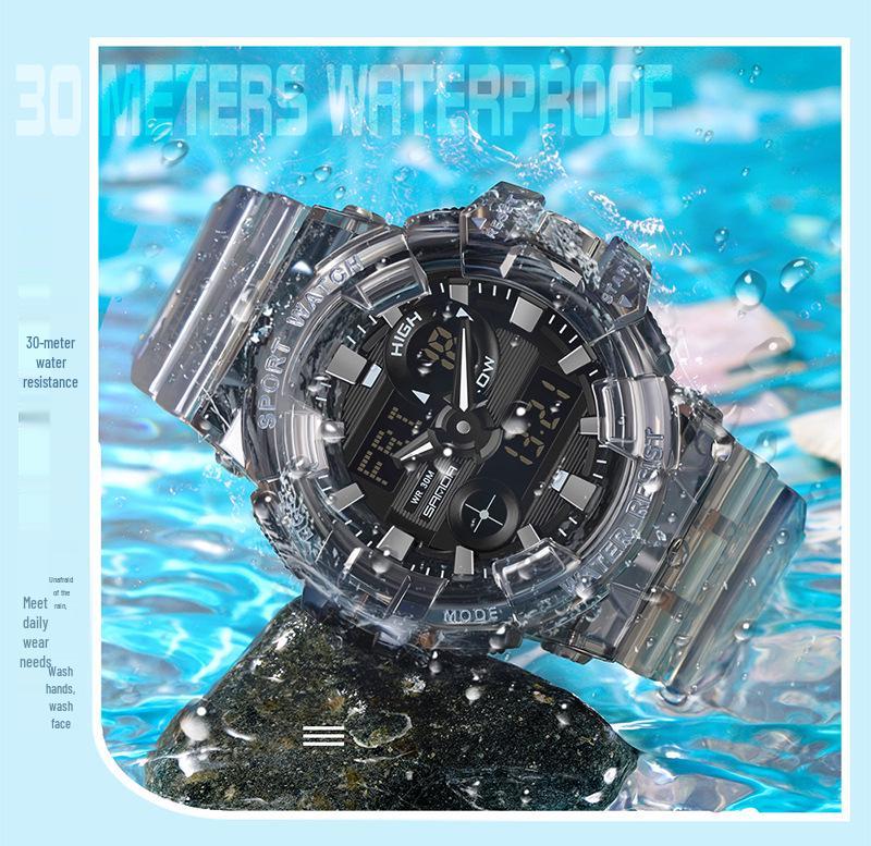 Orologio Sportivo Impermeabile Multifunzione Sanda per Studenti con Sveglia