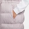 Nike Alphabet Logo Stand Collar Zippered Mid-Length Down Vest Women Vest Pink FN0031-019