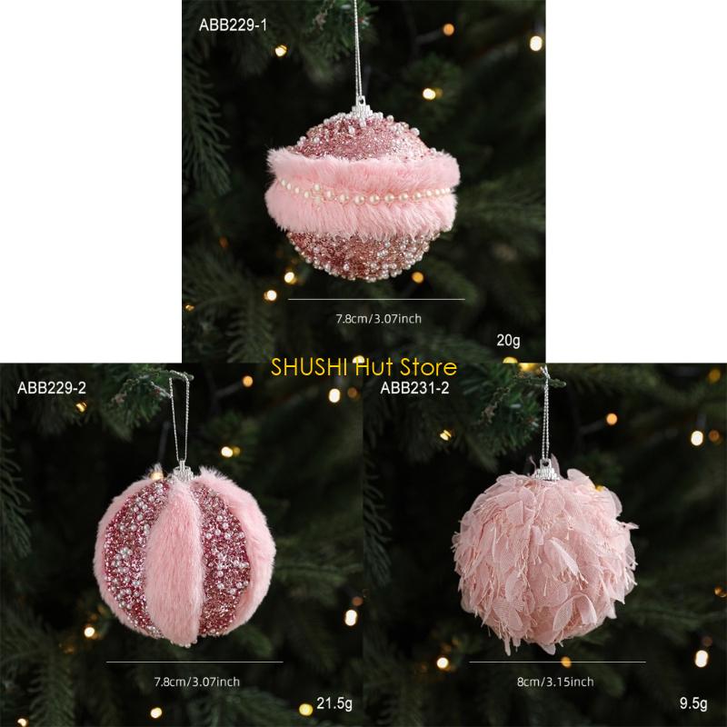 Floral Foam Christmas Tree Ornament With Faux Hair Detailing DIY Christmas Homes Decoration Accessories D57B
