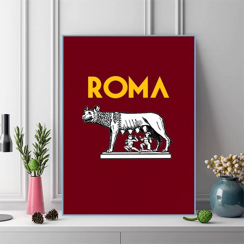 The Wolves logo 100% Round Full Drill 5D DIY Diamond Painting Embroidery Cross Stitch Rhinestone Décor