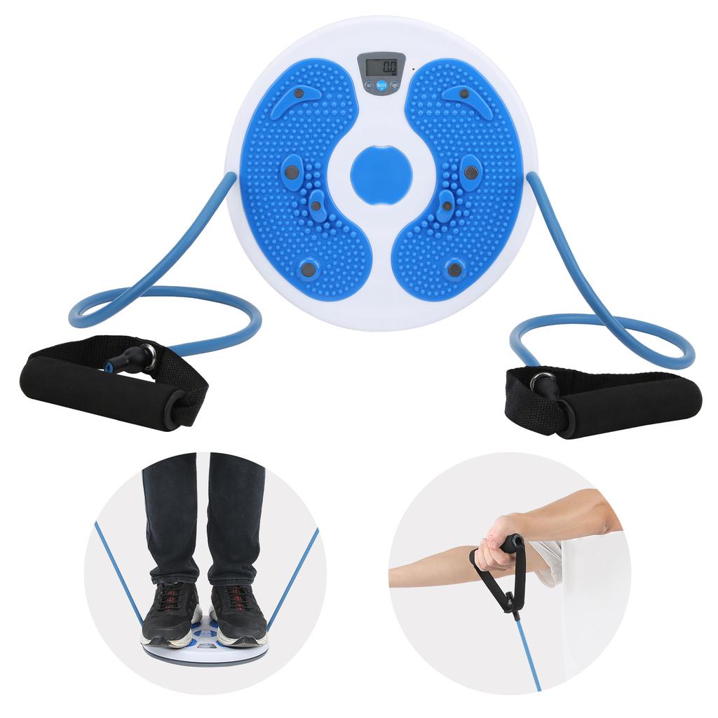 Elektronické počítání kalorií v pase, twister plate, zeštíhlující masážní deska se stahovací šňůrkou
