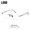 ZEISS Lightweight Titanium Rimless Blue Light Eyeglasses