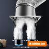 Ventilateur d'appoint 40 W pour salle de bain, toilettes, tuyau de ventilation, ventilateur d'extraction, fenêtre murale, ventilateur en acier inoxydable, échappement des fumées de cuisine, artefact