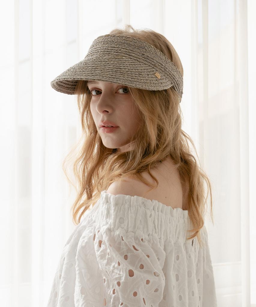 Kaliseumontapone Melina Raffia Visor