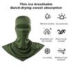 Sun Protection Face Guard Balaclava Solid Color Breathable Moisture-wicking UV-proof Neck Face Protection Cover