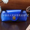 First Layer Cowhide Glasses Case, Myopia Glasses, Reading Glasses, Sun Sunglasses, Men'S Women'S Portable Fashion Lanyard, Genuine Leather Storage Box
