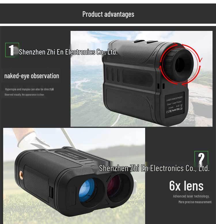 LM Camouflage 600M Golf & Hunting Rangefinder Binocular
