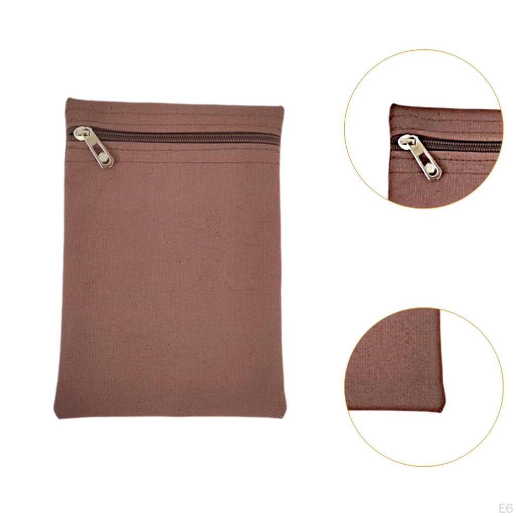 2 Pieces Sew In Pocket with Zipper Clothes Inner Pockets for Sweatshirts