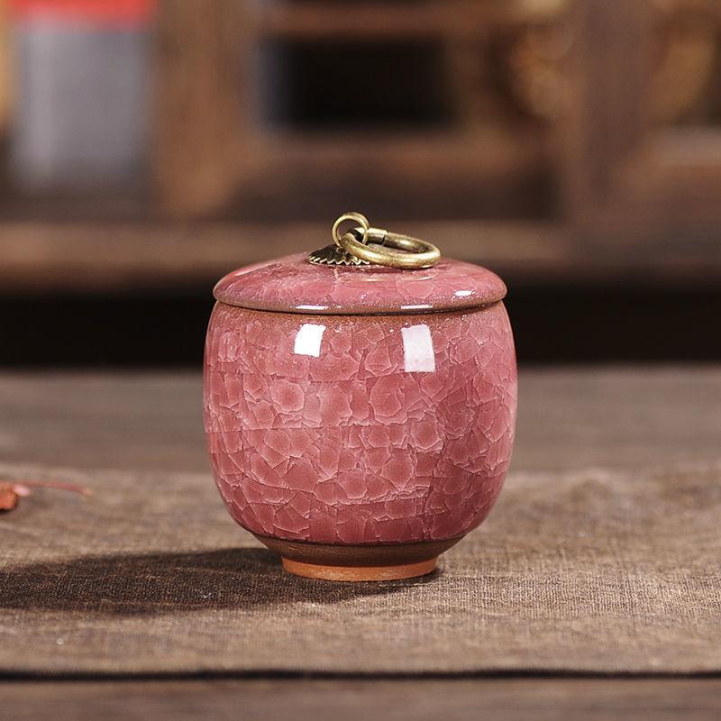 Portable Tea Coffee Sugar Jar Mini Airtight Kitchen Jar Storage Container with Lid China Storage Bottles & Jars Home Decor Gifts