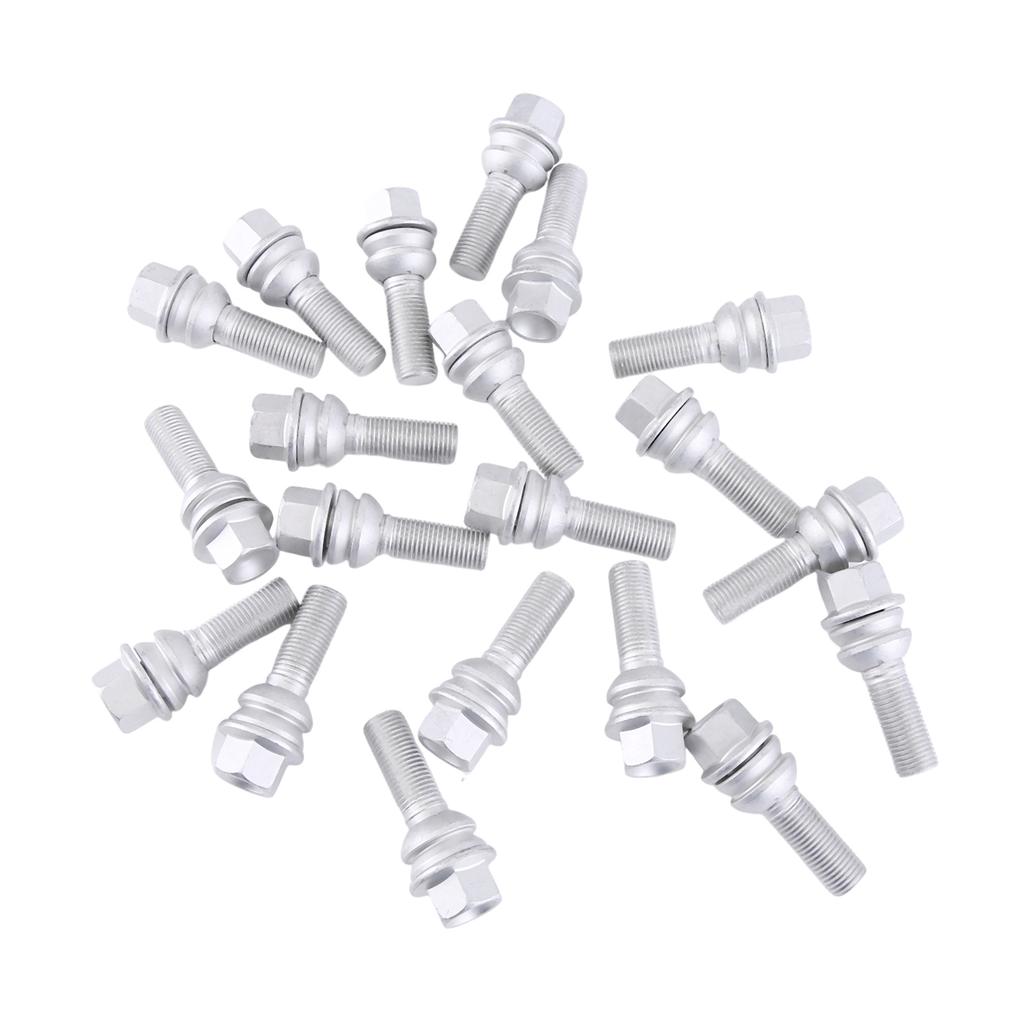 20pcs Car Wheel Bolt Wheel Screw For Q7 Touareg Transporter T5 Multivan Porsche Wheel Bolt Wheel Screws Accessories