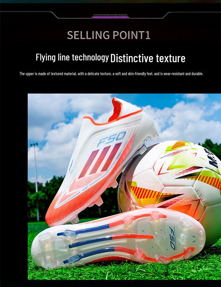 Unisex Youth & Adult AG Long Spikes Low-Top Soccer Cleats