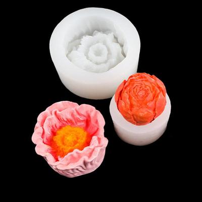 3D Flower Silicone Mold: Poppy, Tulip, Carnation Scented Candle & Handmade Epoxy Plaster Decoration