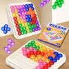 Geometric Slide Puzzle Board Game Plastics Colorful Puzzle Intelligence Toys  Children's Day Gift