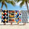Kunst Abstrakt Bauhaus Handtuch Strand Dusche Bad Reise Leicht Hautfreundlich für Pool Camping Kreuzfahrt Sommer