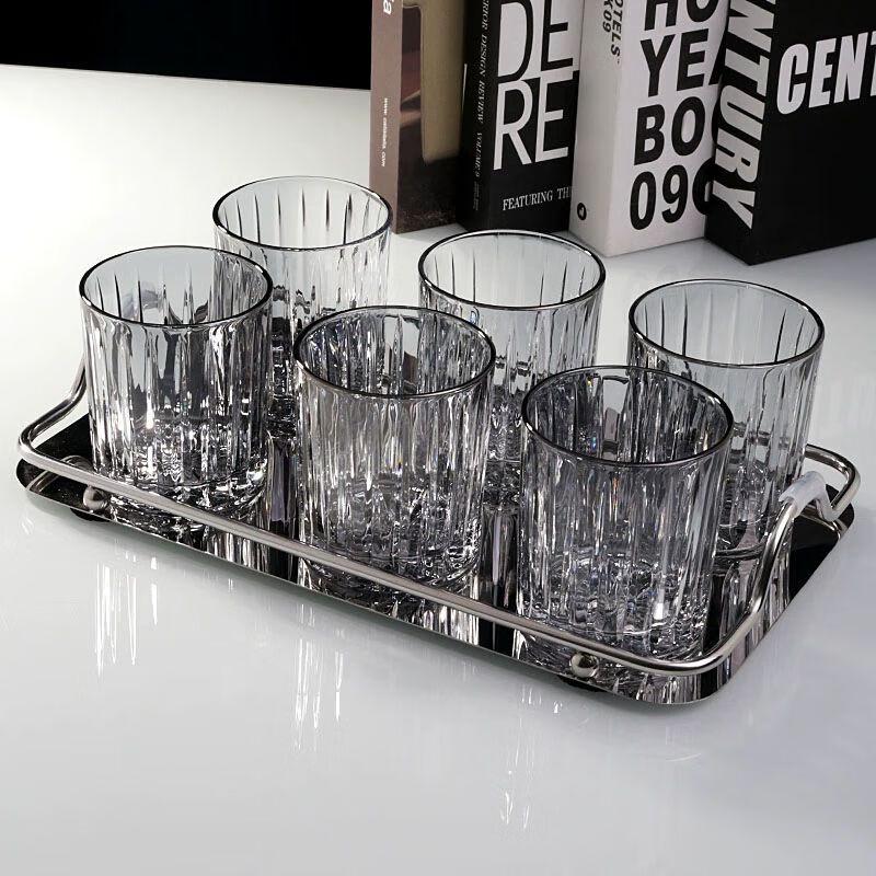 Jiakangming Crystal Glass Whiskey Tumbler