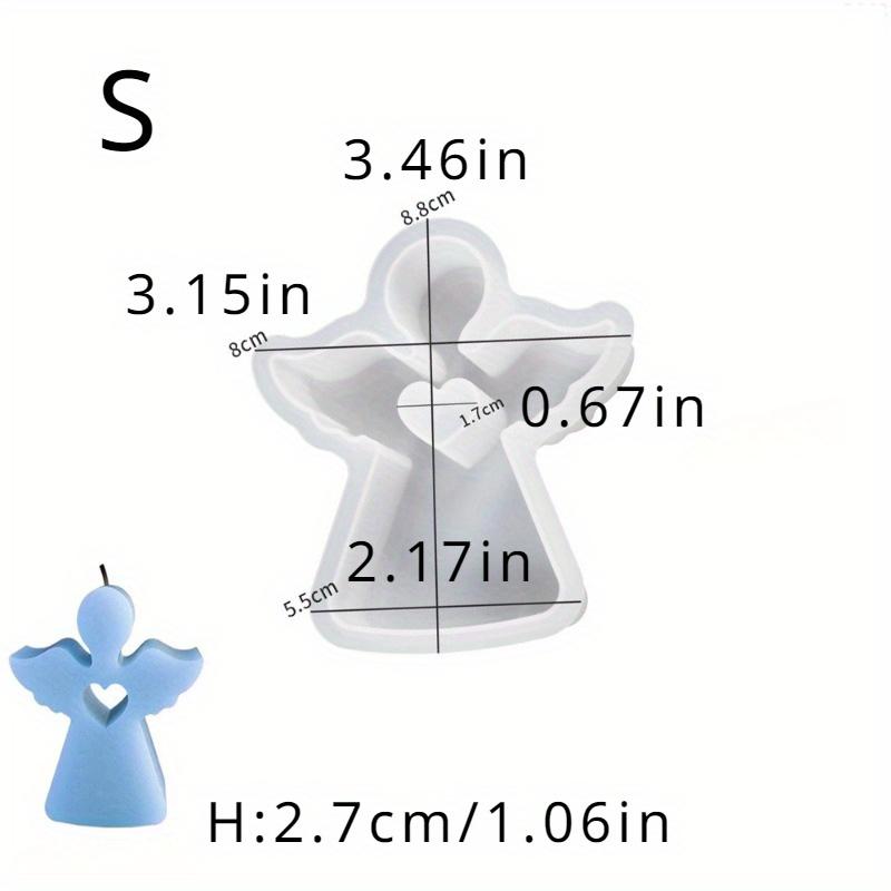 

Love Angel Shape Silicone Mold DIY Candle Mold Making Plaster Orname Mould For Tabletop Casting Decoration Home Handicraft Gift
