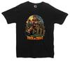 Trick Or Treat Skeleton Killer Halloween Printed T-Shirt