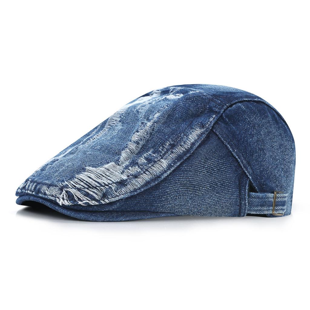 Summer Retro Flower Embroidery Forward Hat Children Go Out To Show Their Faces Small Versatile Fashionable Beret