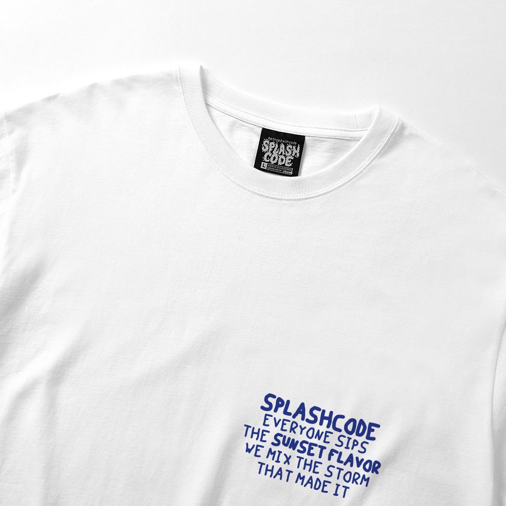 Seupeullaesikodeu Long Sleeve White - Sunset Brew