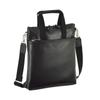 [Hirano Kabu] Toyooka Artisan Made Japanese Shoulder Bag A4 Synthetic Leather Slim 2-Way (Black)