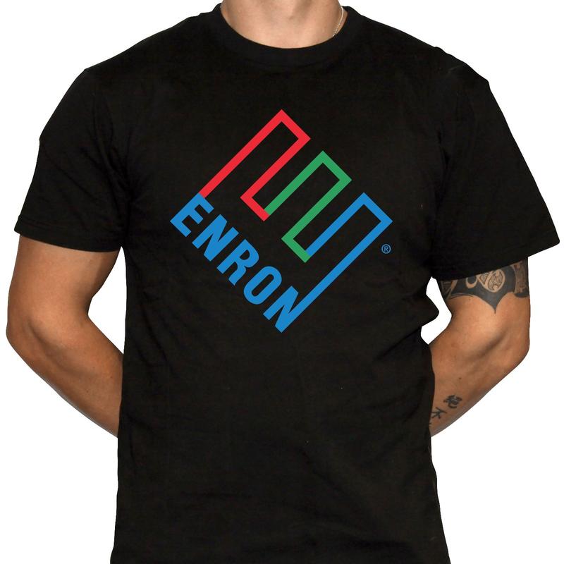 Enron T-Shirt - Defunct Finance Company Logo - Unisex T-Shirt
