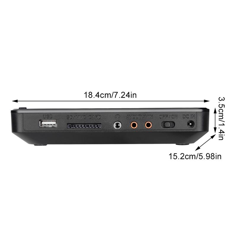 External CD DVD Drive For Laptop Built-in 1000MA Battery Capacity High Volume Speaker 180°