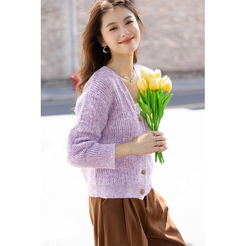 Mokana Women's Soft Knit V-Neck Sweater MKNJD3788