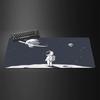 Space rocket large Mouse Pad Desk Mat Gaming mats NonSlip Stitched Edge Keyboard Extended pad Computer mouse pads office rug