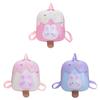 Kids Cartoon Pvc School Backpack With Comfort Arc Straps For Preschool Children